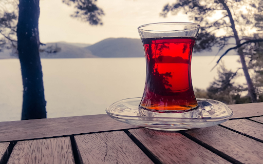 Red tea cup  from Chrome web store to be run with OffiDocs Chromium online