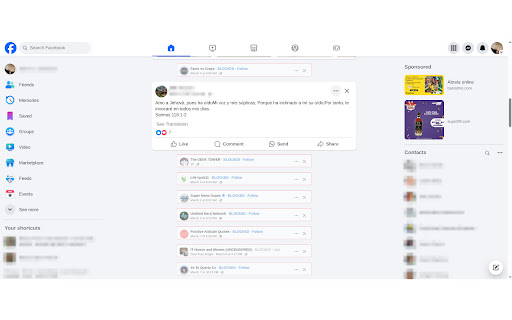 Reduce Facebook Clutter  from Chrome web store to be run with OffiDocs Chromium online