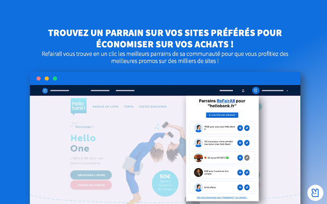 ReFairAll Le parrainage collaboratif  from Chrome web store to be run with OffiDocs Chromium online