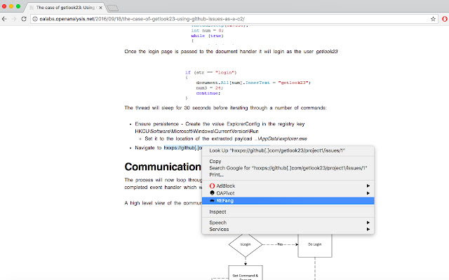 REFang จาก Chrome เว็บสโตร์ที่จะรันด้วย OffiDocs Chromium ทางออนไลน์