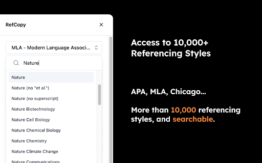 RefCopy  from Chrome web store to be run with OffiDocs Chromium online