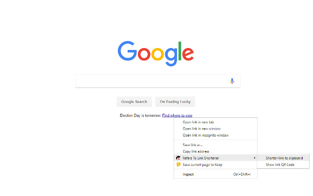 Refers.To Link Shrinker  from Chrome web store to be run with OffiDocs Chromium online