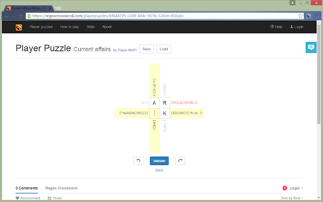 Regex Crossword Goodies  from Chrome web store to be run with OffiDocs Chromium online