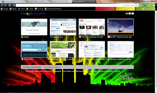 Reggae Theme  from Chrome web store to be run with OffiDocs Chromium online