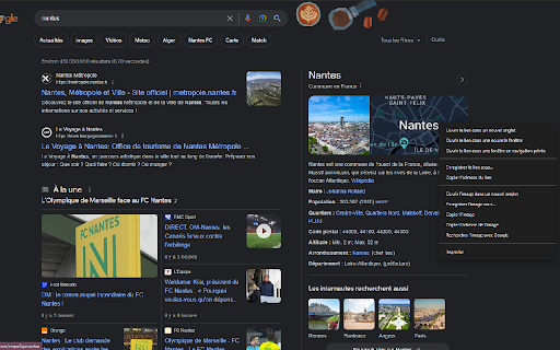 Reintroduce Google Maps links in Search  from Chrome web store to be run with OffiDocs Chromium online