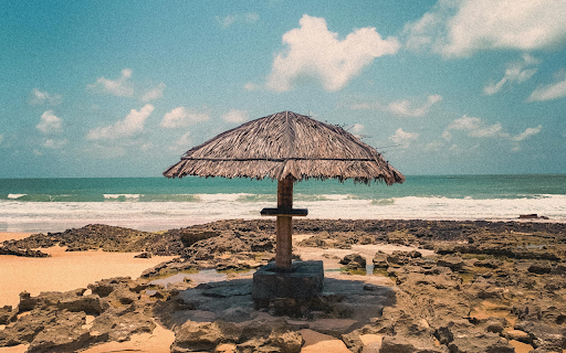 Relaxing Beach Scene in Barra do Cunhau  from Chrome web store to be run with OffiDocs Chromium online