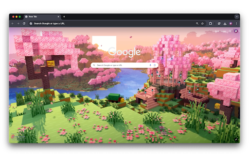 Relaxing Cherry Grove Minecraft (Live Wallpaper)  from Chrome web store to be run with OffiDocs Chromium online