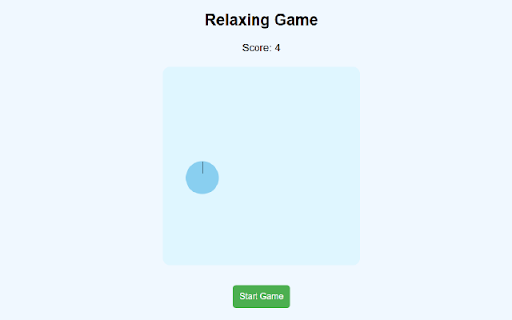 Relaxing Game  from Chrome web store to be run with OffiDocs Chromium online
