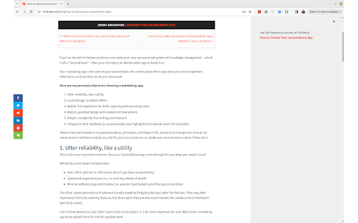 Relinkia  from Chrome web store to be run with OffiDocs Chromium online
