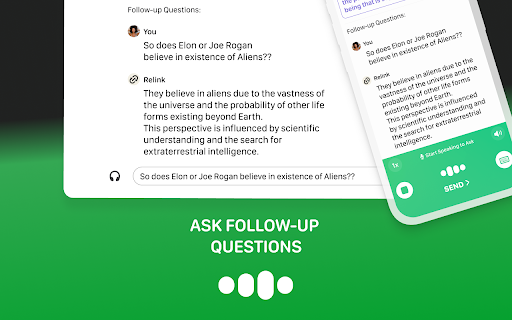 ReLink: Summarize  Listen  from Chrome web store to be run with OffiDocs Chromium online