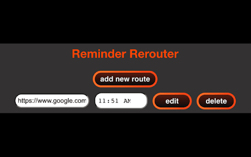 Reminder Redirector  from Chrome web store to be run with OffiDocs Chromium online