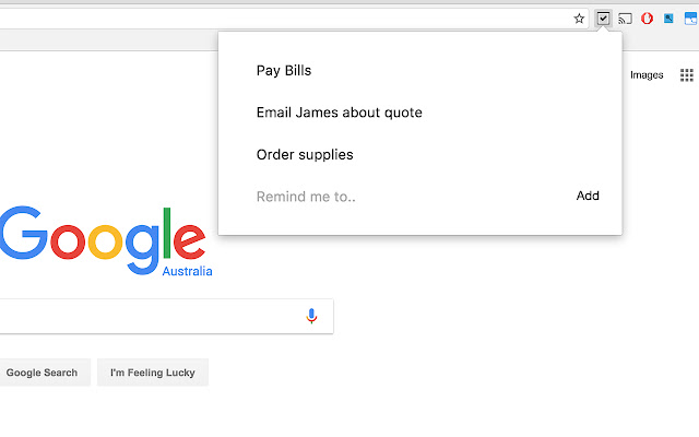 Reminders  from Chrome web store to be run with OffiDocs Chromium online
