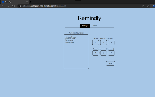 Remindly  from Chrome web store to be run with OffiDocs Chromium online