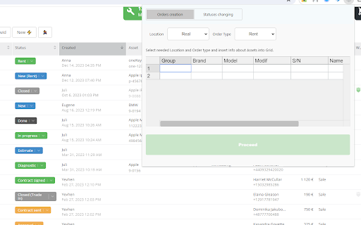 RemOnline companion plugin  from Chrome web store to be run with OffiDocs Chromium online