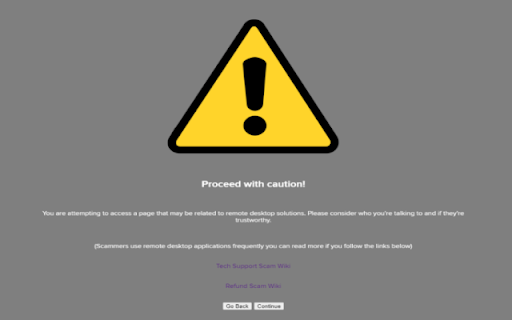 Remote Desktop Blocker  from Chrome web store to be run with OffiDocs Chromium online