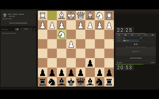 Remover informações do adversário no lichess  from Chrome web store to be run with OffiDocs Chromium online