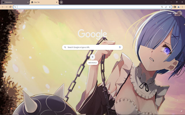 Rem (Re:ZERO)  from Chrome web store to be run with OffiDocs Chromium online