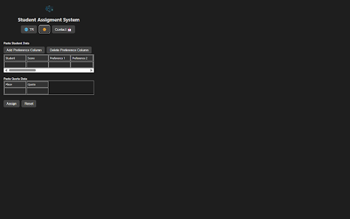 Öğrenci Atama Sistemi  from Chrome web store to be run with OffiDocs Chromium online