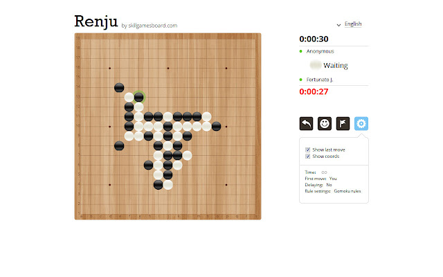 Renju Friends  from Chrome web store to be run with OffiDocs Chromium online