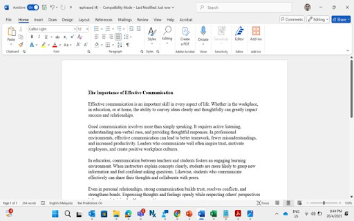 Rephrasely  from Chrome web store to be run with OffiDocs Chromium online