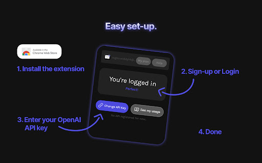 ReplyFast Gmail AI Extension  from Chrome web store to be run with OffiDocs Chromium online