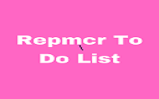 Repmcr To Do List  from Chrome web store to be run with OffiDocs Chromium online