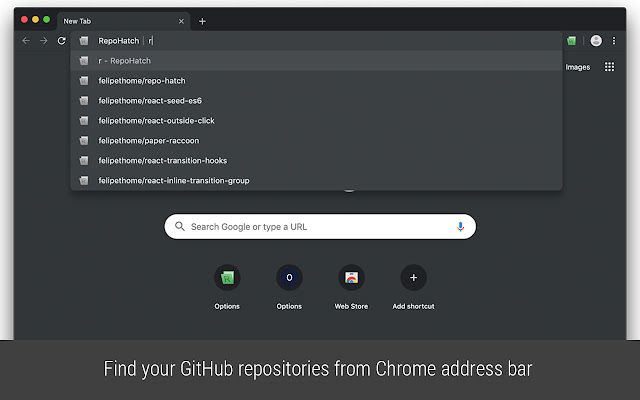 RepoHatch for GitHub  from Chrome web store to be run with OffiDocs Chromium online