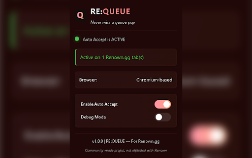 RE:Q  from Chrome web store to be run with OffiDocs Chromium online
