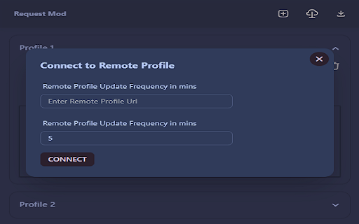 Req Mod  from Chrome web store to be run with OffiDocs Chromium online