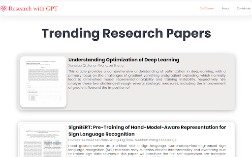 Research With GPT  from Chrome web store to be run with OffiDocs Chromium online