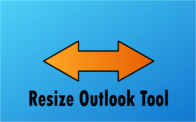 Resize Outlook Tool  from Chrome web store to be run with OffiDocs Chromium online