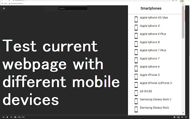 Responsive Tester  from Chrome web store to be run with OffiDocs Chromium online