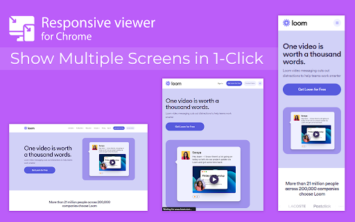 Responsive viewer For Chrome  from Chrome web store to be run with OffiDocs Chromium online