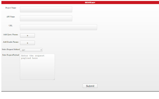 RESTEazy One click API Testing  from Chrome web store to be run with OffiDocs Chromium online