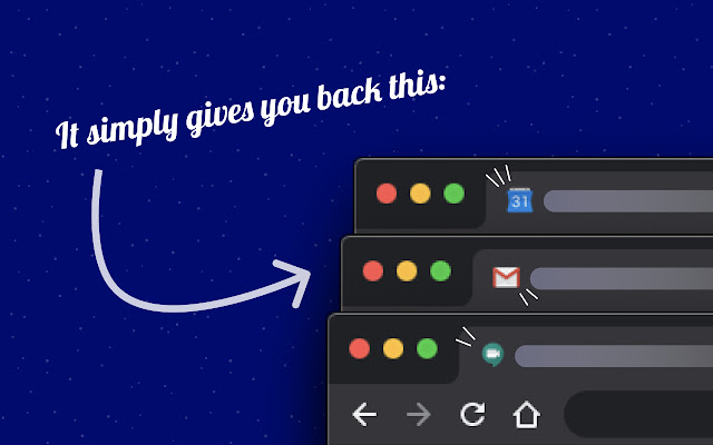 Restore old Google icons  from Chrome web store to be run with OffiDocs Chromium online