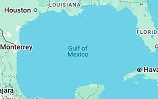 Restore the Gulf of Mexico  from Chrome web store to be run with OffiDocs Chromium online