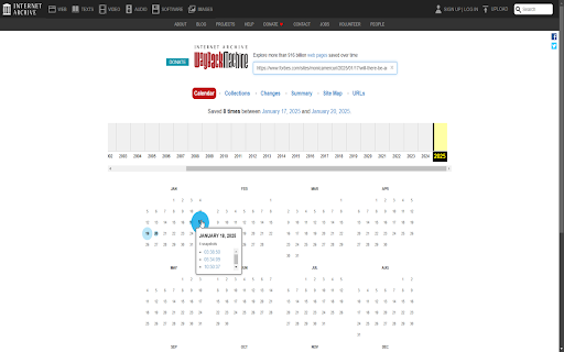 Restoring Google Cache with The Wayback Wizard.  from Chrome web store to be run with OffiDocs Chromium online