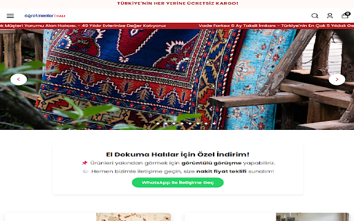 Öğretmenler Halı Hızlı Erişim  from Chrome web store to be run with OffiDocs Chromium online