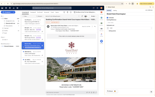 Retool Dock  from Chrome web store to be run with OffiDocs Chromium online