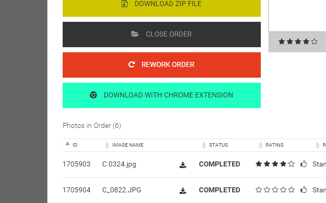 Retouchup Downloader  from Chrome web store to be run with OffiDocs Chromium online