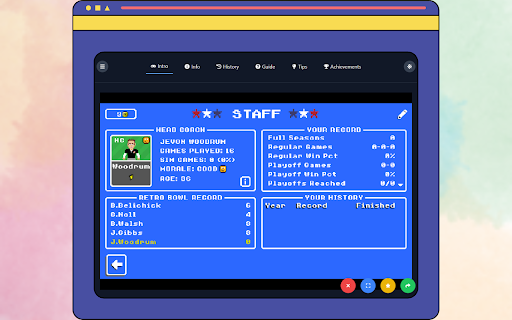 Retro Bowl 25 Unblocked Game  from Chrome web store to be run with OffiDocs Chromium online