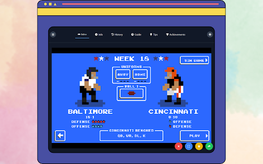 Retro Bowl 3 Unblocked Game  from Chrome web store to be run with OffiDocs Chromium online