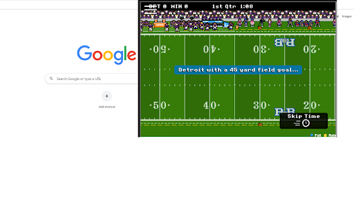 Retro Bowl at School  from Chrome web store to be run with OffiDocs Chromium online