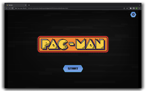 Retro Games Pacman  from Chrome web store to be run with OffiDocs Chromium online