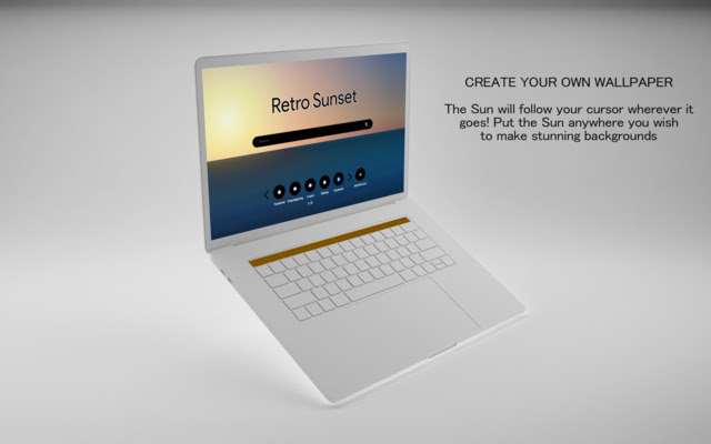 Retro Sunset  from Chrome web store to be run with OffiDocs Chromium online
