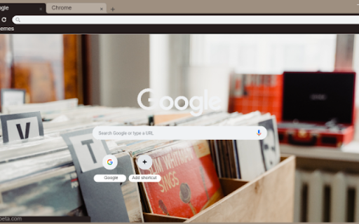 Retro Vinyl Record Collection  from Chrome web store to be run with OffiDocs Chromium online