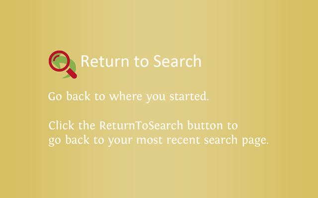 ReturnToSearch  from Chrome web store to be run with OffiDocs Chromium online