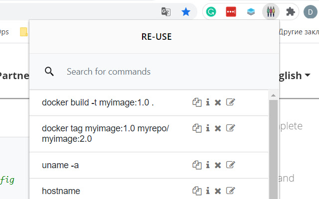 Re use  from Chrome web store to be run with OffiDocs Chromium online