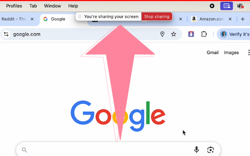 Reveal Tabs Under MS Teams Sharing Toolbar  from Chrome web store to be run with OffiDocs Chromium online
