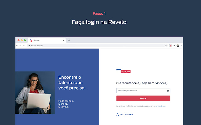 Revelo Recruiter  from Chrome web store to be run with OffiDocs Chromium online